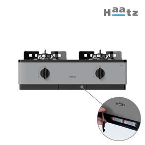 하츠 초고화력 프리스탠딩 2구 가스레인지 +AA건전지 원터치점화 미세화력 과열방지센서 HFG-2389(뉴트럴그레이/소프트핑크), LNG, HFG-2389NG(뉴트럴그레이)