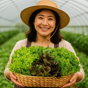 유러피안 샐러드 채소 유럽 상추 1kg, 1개