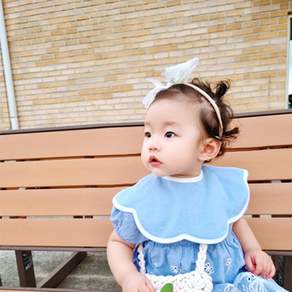 BayKids 무형광 빅롤링 턱받이, 2)빅롤링턱받이 오렌지, 1개, 1개입