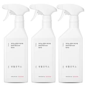 생활공작소 뿌리는 곰팡이 제거제, 750ml, 3개
