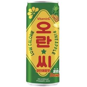 동아오츠카 오란씨 파인애플 캔, 30개, 250ml