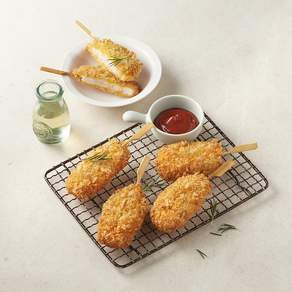 바삭 통살 새우바 550g 새우튀김 새우꼬치 새우스틱 새우카츠, 10개, 55g