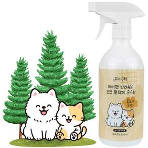 페어펫 반려동물 100%식물추출물 천연탈취제 숲속향, 1개, 500ml