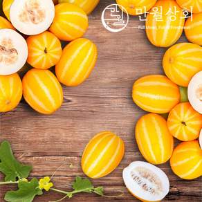 [만월상회] 정품 성주 참외 프리미엄 고당도 꿀참외 선물용, 1박스, 3kg (정품 중과)