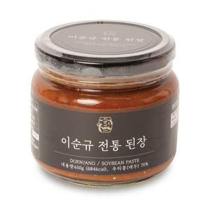 [이순규전통장] 된장 450g - 맛있는된장/재래식된장/한식된장/국산콩메주, 1개