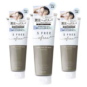 SFREE 헤드 스파 마스크 카라소 케어, 230g, 3개