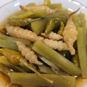 반찬연구소 궁초산 장아찌 1kg 궁채 초석잠 산고추 3종의만남 별미 간편반찬, 1개