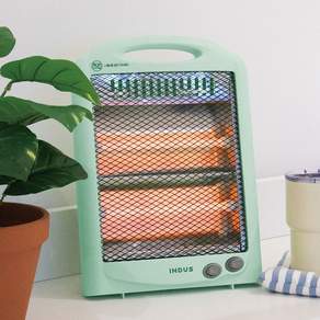 사파이어 2단 쿼츠 미니히터 발난로, 600M, 민트