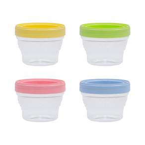 엉클밥 트라이탄 이유식 용기, 4세트, 120ml