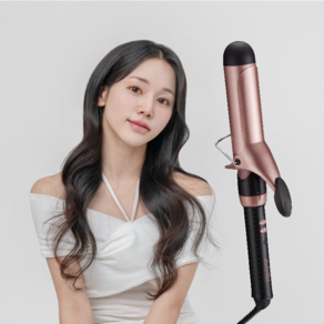 바비리스 글램 터치 38mm 웨이브 봉 고데기 BCD7038K, 혼합색상
