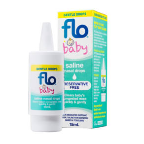 호주 FLO 아기 코세척 생리 식염수 스프레이 드롭스 Baby Saline Drops 15ml, 1개