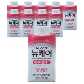 뉴케어 케이디플러스 투석 신장질환 영양식, 10개, 200ml