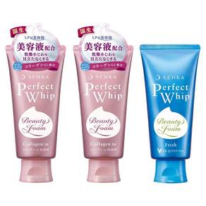센카 퍼펙트 휩 콜라겐 인 120g 2개 + 프레쉬 그린티 100g 1개, 1세트