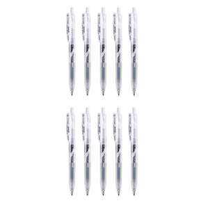 제브라 사라사 스피디 젤 펜 0.5mm 클리어 베럴 JJZ33, 10개, 블랙