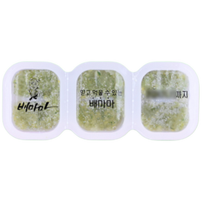 배마마 야채큐브 굵게다진 19종 채소 죽 토핑 재료, 1개, 90g, 01.굵게다진 배추 큐브