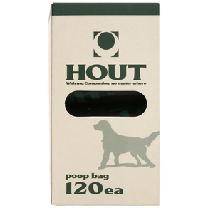 하웃 강아지 배변봉투 풉백 똥츄 배변봉투리필 산화생분해, 120개입, 2개