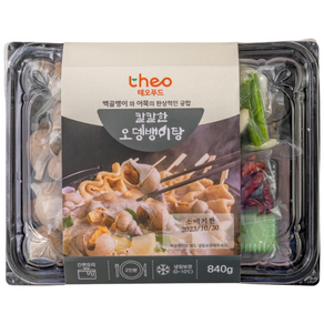 테오푸드 꼬치어묵 오뎅뱅이탕 백골뱅이탕 밀키트 백고동 통골뱅이, 1개, 840g