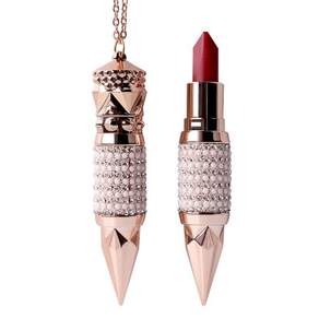 다이아몬드 컷팅 3면3색 지속력 최강 지워지지 않는 듀얼 안묻는 반전 립스틱 H, 1개, 3.8g, 02 레드페이스트