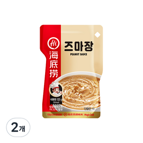 하이디라오 즈마장 (마라훠궈 디핑소스 땅콩소스), 2개, 120g