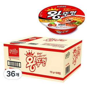 왕뚜껑 컵라면 110g, 36개