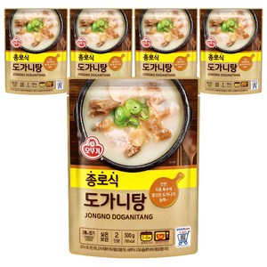 오뚜기 종로식 도가니탕, 500g, 5개