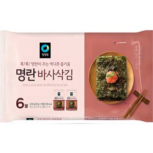 청정원 명란맛 바사삭김, 22.8g, 1개