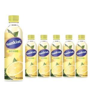 썬키스트 레몬에이드, 500ml, 6개