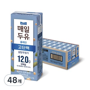 매일유업 매일두유 고단백, 190ml, 48개