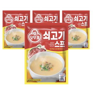 오뚜기 쇠고기스프, 80g, 4개