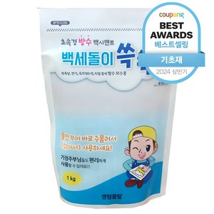 백세돌이 쓱쓱 방수 백시멘트 1kg, 1개