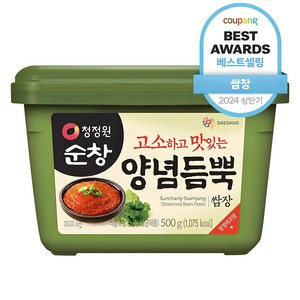 청정원순창 양념듬뿍 쌈장, 500g, 1개