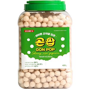 곤팝 배부른 곤약쌀 팝콘, 420g, 1개