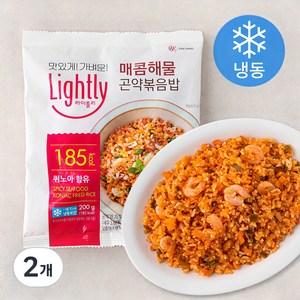 라이틀리 매콤해물 곤약볶음밥 (냉동), 200g, 2개