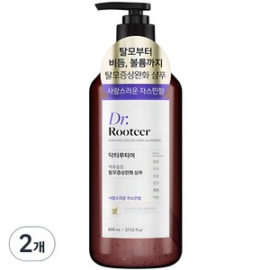 닥터루티어 맥주효모 탈모증상완화 기능성샴푸 자스민향, 800ml, 2개