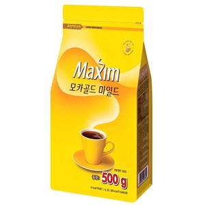 맥심 모카골드 마일드 원두커피, 500g, 1개입, 1개