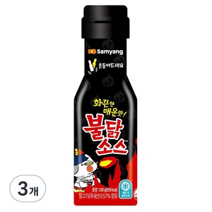 삼양 불닭소스, 200g, 3개