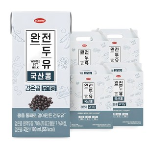 전두유 완전두유 검은콩 무가당, 190ml, 64개