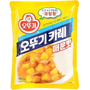 오뚜기 카레 매운맛, 1kg, 1개