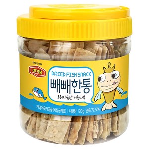 머거본 빼빼한통 오리지널맛 어포스낵, 120g, 1개