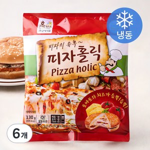 피자홀릭 (냉동), 130g, 6개