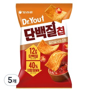 닥터유 단백질칩 칠리살사소스맛, 60g, 5개