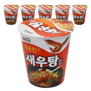 농심 새우탕컵 67g, 6개