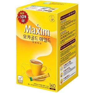 맥심 모카골드 마일드 커피믹스, 160개입, 1개, 12g