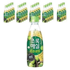 초록매실 스파클링 제로, 20개, 350ml