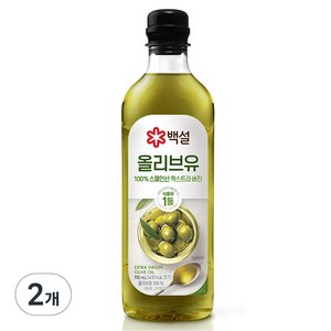 백설 스페인산 압착 올리브유, 900ml, 2개