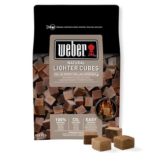 weber 네추럴 라이터 큐브 48p, 12.5g, 1개