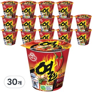 오뚜기 열라면 컵라면 62g, 30개