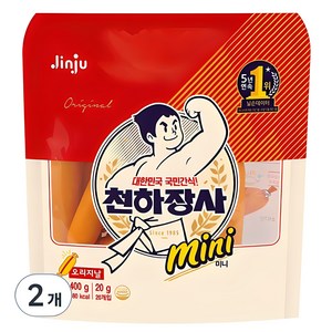 천하장사 오리지날 미니 간식 소시지, 400g, 2개