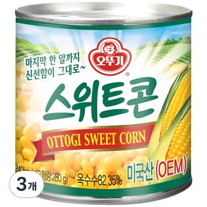 오뚜기 스위트콘, 340g, 3개