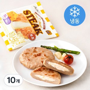 맛있닭 닭가슴살 한끼스테이크 치즈 (냉동), 100g, 10개